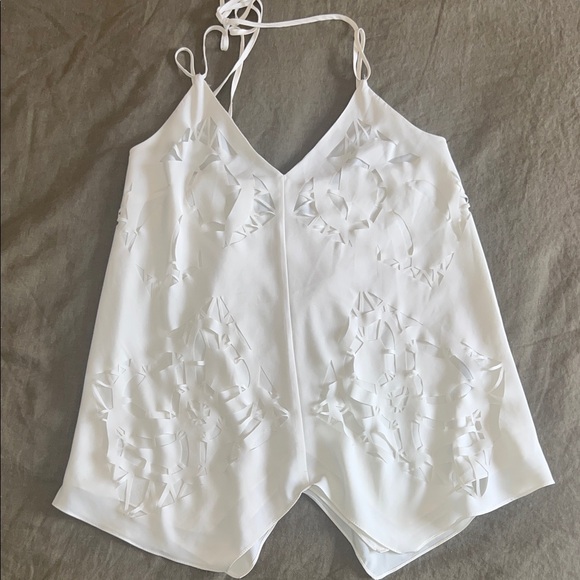 Cynthia Steffe Tops - Cynthia Steffe White Top with Cutout Details